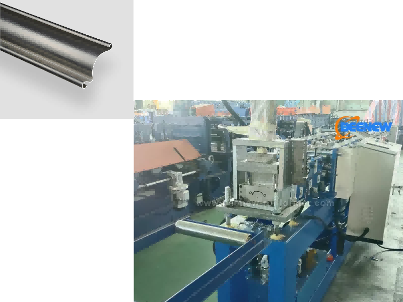 Máquina para fabricar puertas con contraventanas enrollables