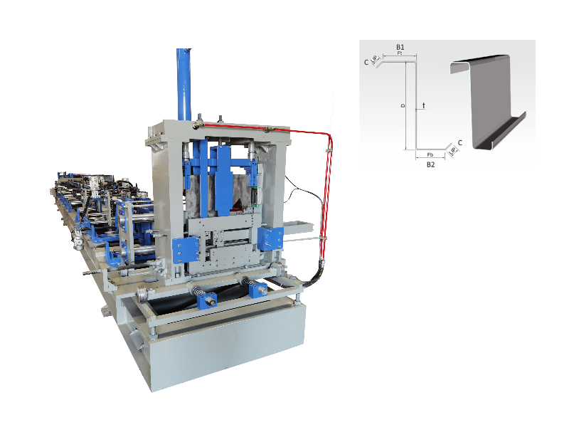 Máquina perfiladora de correas Z